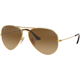 Ray-Ban Aviator Gradient RB3025 001/M2 Gold/Braun 58 - Sonnenbrille