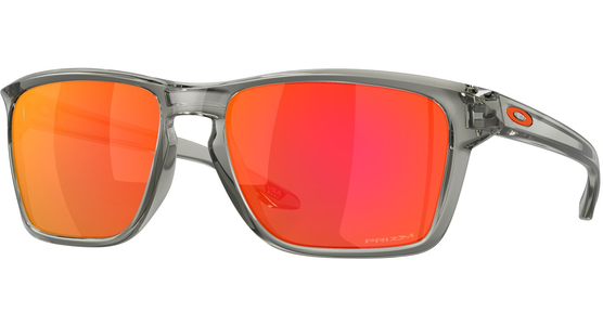 Oakley Sylas OO9448 944832 57 - Sonnenbrille Herren - Fassung: Grau, Kunststoff, Rechteck - Glasfarbe: Rot, verspiegelt - Ansicht 2