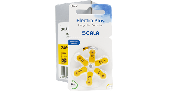 Scala Hörgerätebatterien Electra plus 10 (60 Stk.) - Ansicht 4