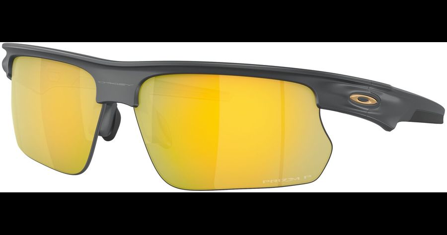 Oakley BiSphaera Prizm Polarized OO9400 940012 - Sonnenbrille Unisex - Fassung: Grau, Kunststoff, Rechteck - Glasfarbe: Prizm 24k Polarized