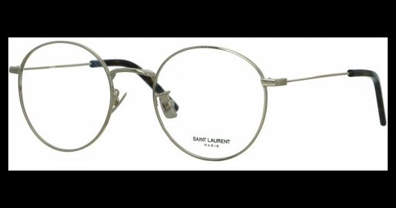Saint Laurent SL 237/F 003 Gold Brille Herren Metall Rund - Ansicht 2