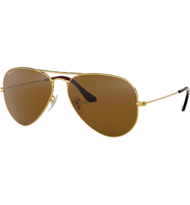 Ray-Ban Aviator Classic RB3025 001/57 Gold/Braun 62 - LARGE Sonnenbrille - Ansicht 2