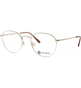 meineBrille 04-20200-01 Gold glänzend Schrägansicht links - Ansicht 2