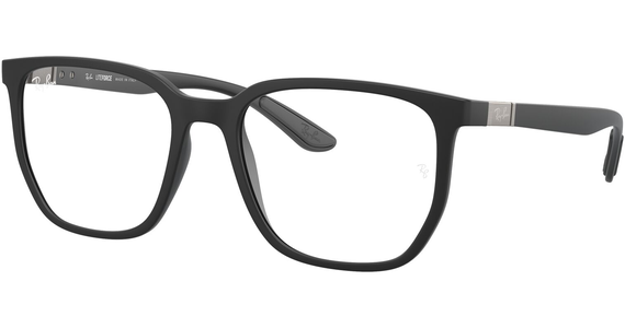 Ray-Ban RX7235 5204, Schwarz matt - XLARGE - Ansicht 4