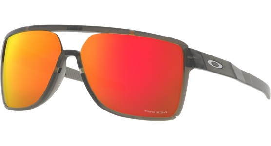 Oakley Castel 0OO9147 914705, Matte Grey Smoke/Prizm Ruby Sport-Sonnenbrille - Ansicht 2