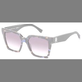 Tommy Hilfiger Sonnenbrille Damen Tommy Hilfiger TH 2100/S 53 Blau Havanna