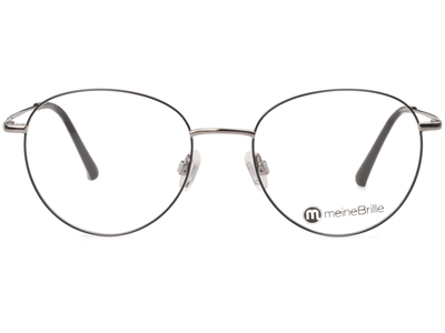 meineBrille 04-96090-01, Schwarz/Gun Glänzend front