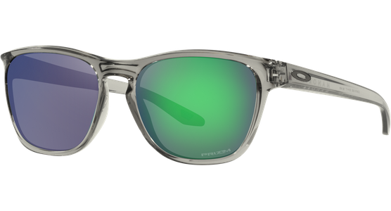Oakley Manorburn OO9479 947918, Grey Ink/Prizm Jade - verspiegelte Sonnenbrille Herren - Fassung: Grau, Kunststoff, Eckig - Glasfarbe: Prizm Jade - Ansicht 2