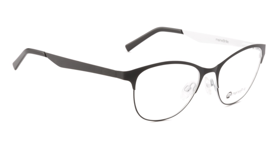 meineBrille 04-87010-01, Schwarz/Weiß Matt rechts - Ansicht 4