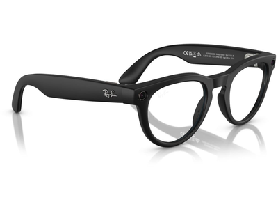  Ray-Ban Meta Headliner RW4009 601S1Z 50 Matt Schwarz selbsttönende Gläser Grau (Gen 1) Ansicht 4
