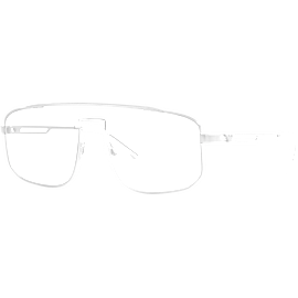 Emporio Armani EA2139 300387 - Sonnenbrille Herren - Fassung: Grau, Metall, Rechteck - Glasfarbe: Light Grey