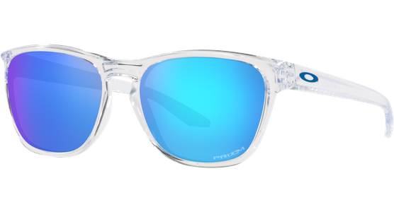 Oakley Manorburn Polished Clear / Prizm™ Sapphire OO9479 0656 - Sonnenbrille Herren - Fassung: Transparent, Kunststoff, Eckig - Glasfarbe: Blau - Ansicht 2