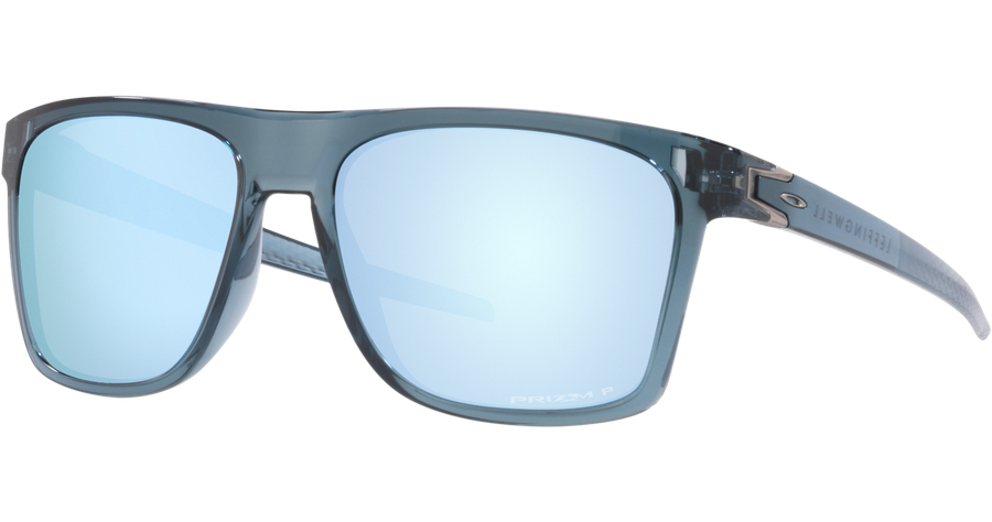 Oakley Leffingwell OO9100 910005 - Sonnenbrille Herren - Fassung: Blau, Kunststoff, Rechteck - Glasfarbe: Blau
