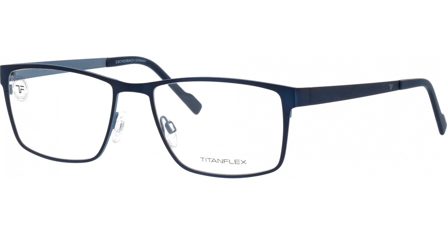 Titanflex Brille 820773 57 70 Herren Blau Metall