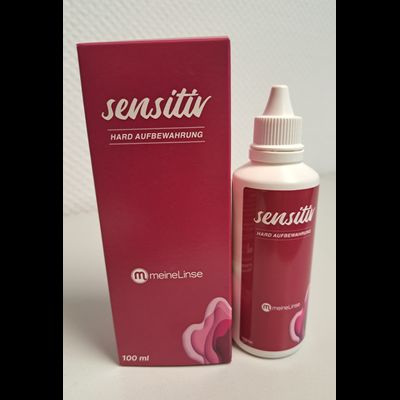  meineLinse sensitiv hard Aufbewahrung Einzelflasche Ansicht 4