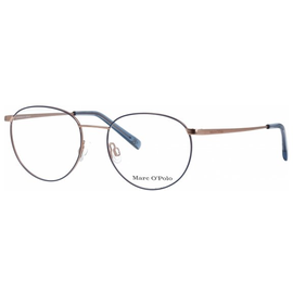 Marc O'Polo Brille 502136 27 5117 Gold Blau Unisex Metall, Rund