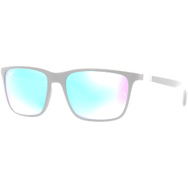 Ray-Ban RB4385 601SA1 verspiegelte Sonnenbrille