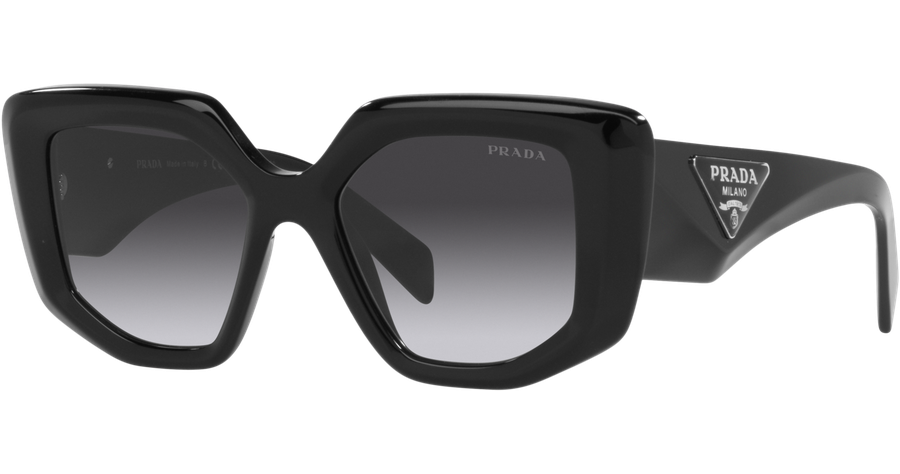 Prada 0PR 14ZS 1AB09S Sonnenbrille Schwarz Damen