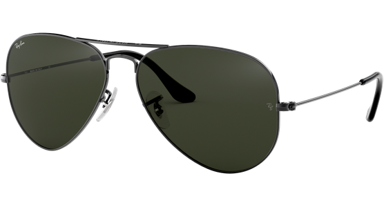 Ray-Ban Aviator Classic RB3025 W0879 Grau/Grau 58 - MEDIUM Sonnenbrille - Ansicht 2