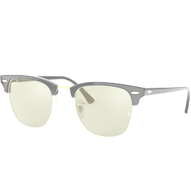 Ray-Ban Clubmaster Classic RB3016 901/58 Sonnenbrille Unisex Fassung Schwarz Kunststoff Eckig Glasfarbe Grün