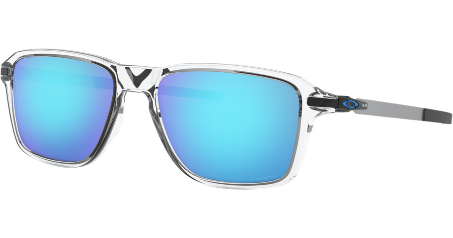 Oakley Wheel House OO9469 946902 - Sonnenbrille Herren - Fassung: Transparent, Kunststoff, Eckig - Glasfarbe: Blau