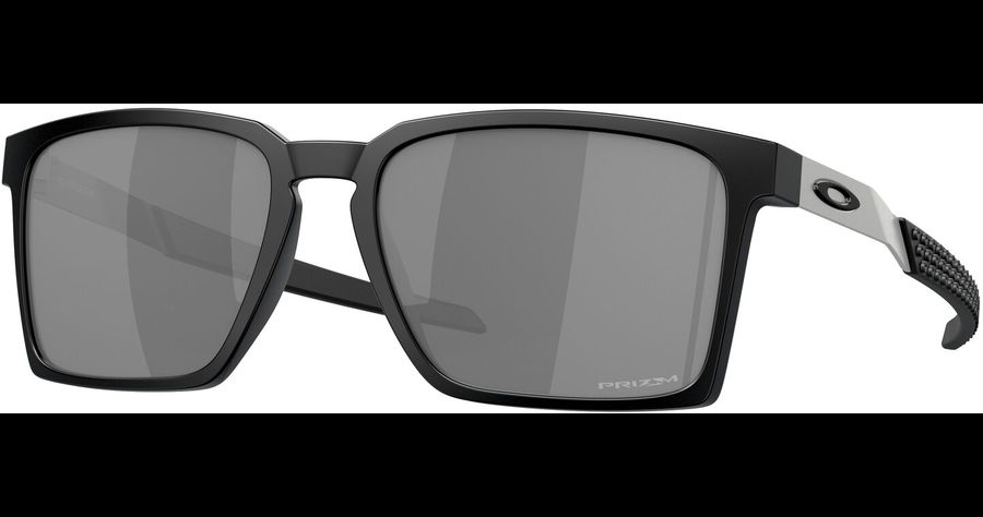 Oakley Exchange Sun OO9483 948301 56 - Sonnenbrille Unisex - Fassung: Schwarz, Kunststoff, Rechteck - Glasfarbe: Grau