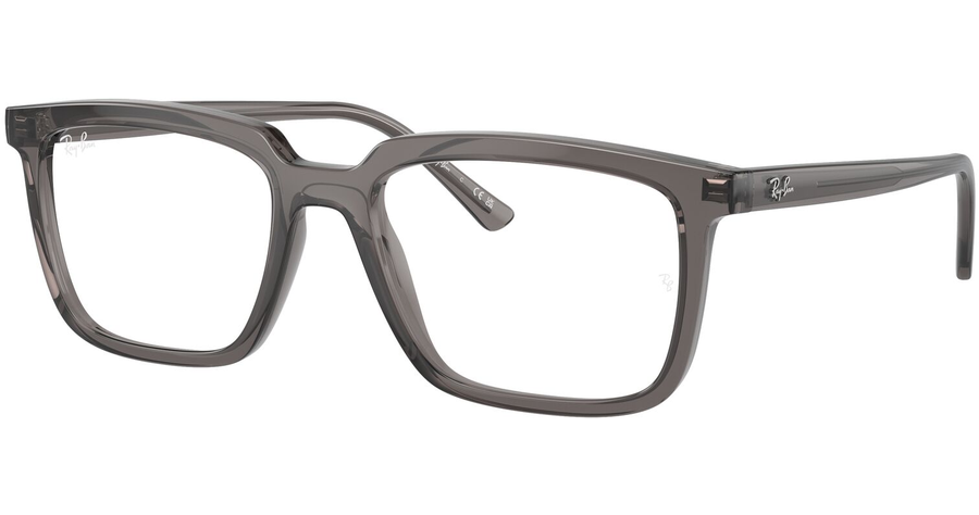 Ray-Ban Brille Alain 0RX7239 8257, Dunkelgrau glänzend - MEDIUM