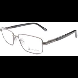 meineBrille 04-69070-02, Dunkel Gun/Schwarz rechteckige Brille