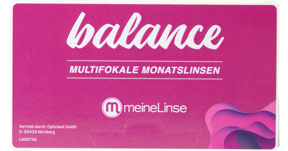 meineLinse balance multifokale Monatslinsen 3er Gleitsichtkontaktlinsen - Ansicht 2