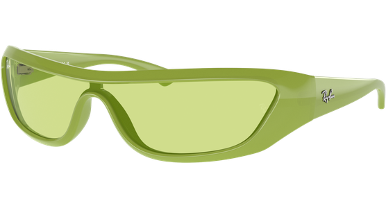Ray-Ban Xan Bio-Based RB4431 6763/2 - Sonnenbrille Unisex - Fassung: Grün, Kunststoff, Irregulär - Glasfarbe: Grün - Ansicht 2