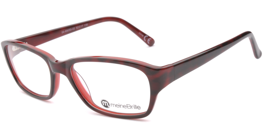 meineBrille Brille Damen meineBrille 04-69050-02, Dunkelrot Ansicht 1