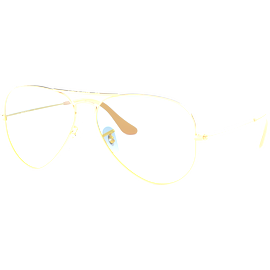 Ray-Ban Aviator Gradient RB3025 001/3F Gold/Blau 58 - MEDIUM - Sonnenbrille Unisex - FGold, Metall, Pilot Blaues Glas mit Verlauf