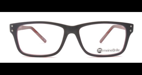 meineBrille 04-69130-01, Marine Blau/Rot Matt front - Ansicht 3
