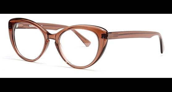 FRAIMS 03-97120-01 Marilyn, Kastanie Kristall Cateye Brille - Ansicht 2