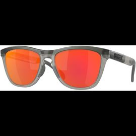 Oakley Frogskins Range OO9284 928401 55 - Sonnenbrille Herren - Fassung: Grau, Kunststoff, Rund - Glasfarbe: Rot