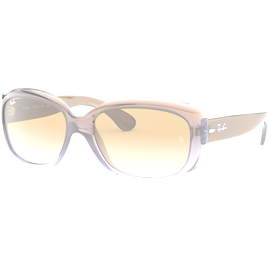 Ray-Ban RB4101 Jackie Ohh Glänzend Braun / Verlauf Braun 860/51 58 Sonnenbrille Damen