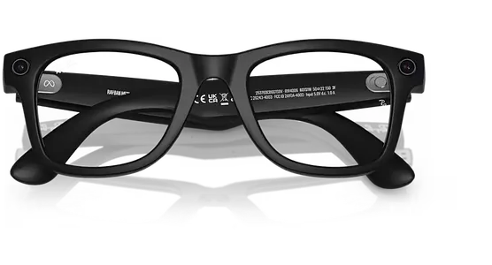 Ray-Ban Meta Wayfarer RW4008 601S1M 53 Matt Schwarz selbsttönende Gläser Graphit Grün (Gen 1) - Ansicht 8