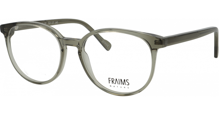 FRAIMS Brille Unisex FRAIMS NATURE 03-31120-03 Erika, oliv-grau transparent Ansicht 1