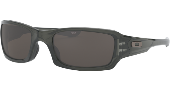 Oakley Fives Squared OO9238 923805 - Sonnenbrille Herren - Fassung: Grau, Kunststoff, Rechteck - Glasfarbe: Grau - Ansicht 2