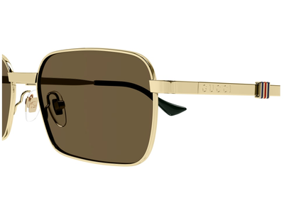 Gucci Sonnenbrille Herren Gucci GG1495S 56 Gold Ansicht 3
