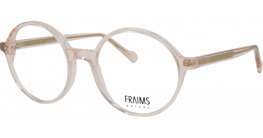 FRAIMS Brille Damen FRAIMS NATURE 03-41190-02 Holly, rosé transparent glänzend Ansicht 1