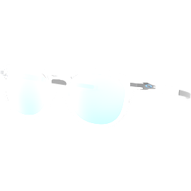 Oakley Pitchman OO9439 943904, Transparent glänzend/Prizm Sapphire - Sportsonnenbrille Herren - Fassung: Transparent, Kunststoff, Rund - Glasfarbe: Prizm Sapphire