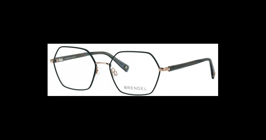 Brendel 902435 54 40 Quadratisch Brille Damen Grün, Metall