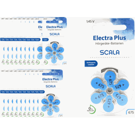 Scala Hörgerätebatterien Electra plus 675 (120 Stk.)