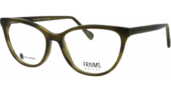FRAIMS NATURE 03-41180-02 Ilva, oliv meliert Cateye Brille - Ansicht 2