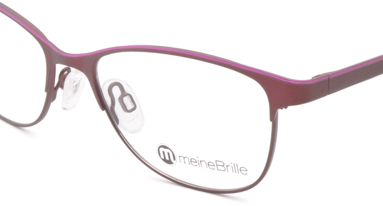 meineBrille 04-69110-01, Dunkel Rot/Pink nah - Ansicht 4
