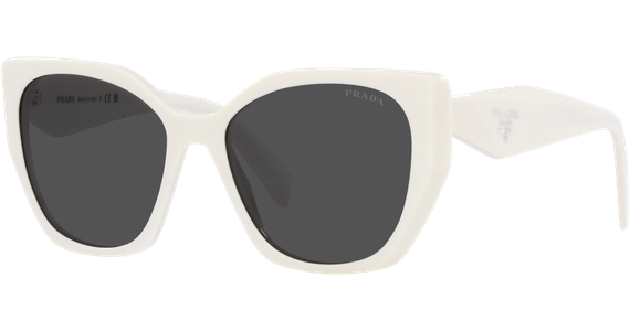 Prada 0PR 19ZS 1425S0 Sonnenbrille Weiß Damen - Ansicht 2