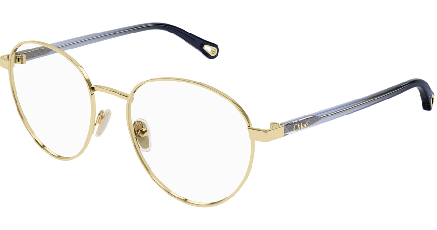 Chloé Brille Damen Chloé CH0269O 53 Gold Ansicht 1