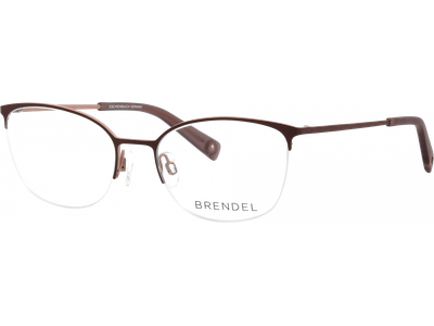 Brendel 902422 52 50 - Halbrand Brille Damen - Fassung: Rot, Metall