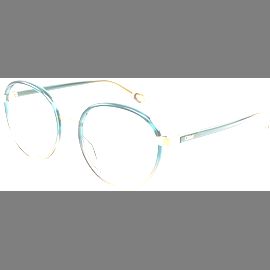 Chloé Brille CH0033O 51 006 Damen Grün Kunststoff Rund